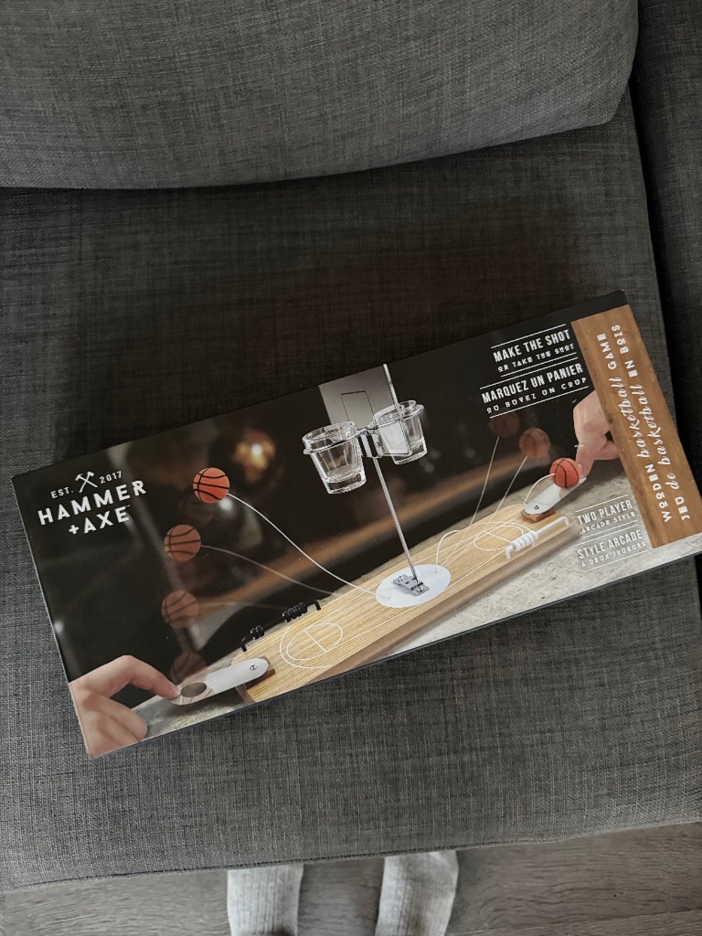 Wooden Basketball Game